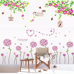 COMBO 2 CHÂN TƯỜNG LITI TRÁI TIM HOA TẦM XUÂN 1