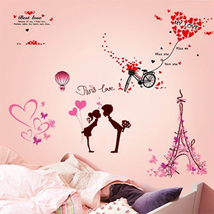 COMBO PARIS LOVE XE ĐẠP TRÁI TIM ĐỎ