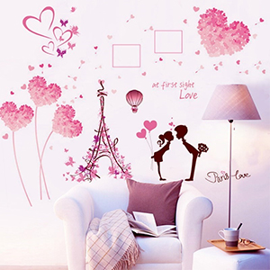 COMBO TRÁI TIM HỒNG PARIS LOVE