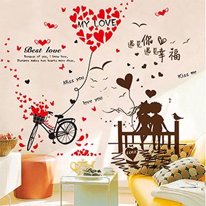 COMBO XE ĐẠP TRÁI TIM ĐỎ TÌNH NHÂN NÂU