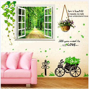 COMBO XE ĐẠP XANH CỬA SỔ 1