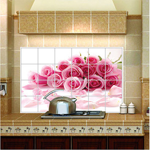 DÁN BẾP HOA HỒNG TO 2 60X90CM
