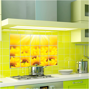 DÁN BẾP HOA HƯỚNG DƯƠNG 45X75CM