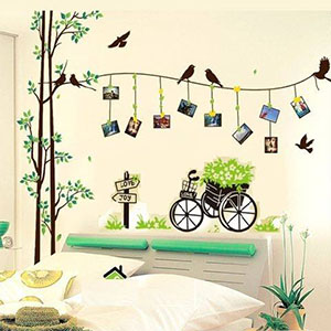 COMBO CÂY PHOTO 3 XE ĐẠP XANH