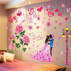 COMBO DÂY LOVE HOA HỒNG THẬT CÔ DÂU CHÚ RỂ 