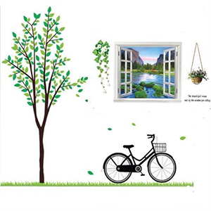 COMBO CÂY XANH XE ĐẠP CỬA SỔ 3