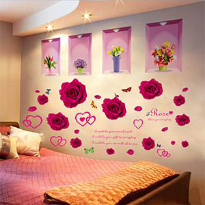 COMBO HOA HỒNG RỜI 3 4 TRANH HỒNG