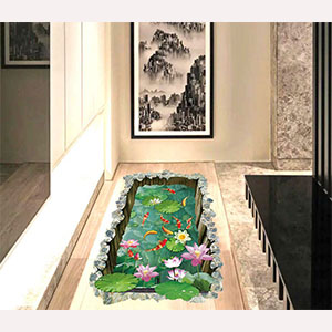 3D HỒ CÁ XANH LÁ