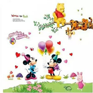 COMBO MICKEY CẦM BÓNG GẤU LEO CÂY