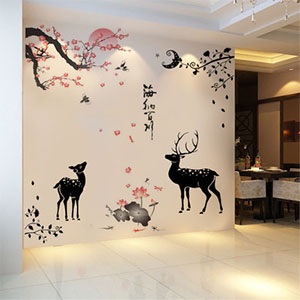 COMBO NAI ĐEN CÀNH ĐÀO VÀ THUYỀN