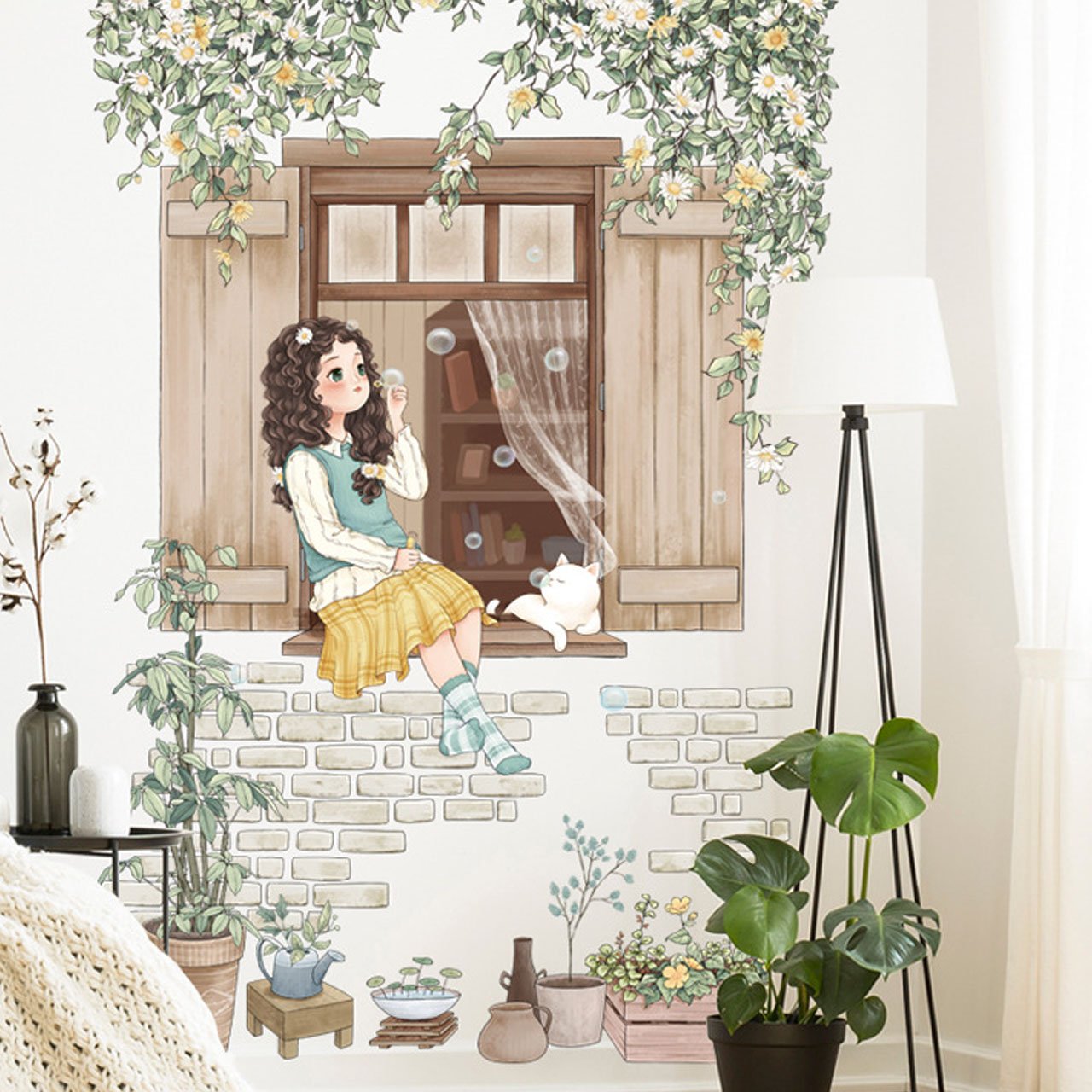CỬA SỔ BÉ GÁI NGỒI 