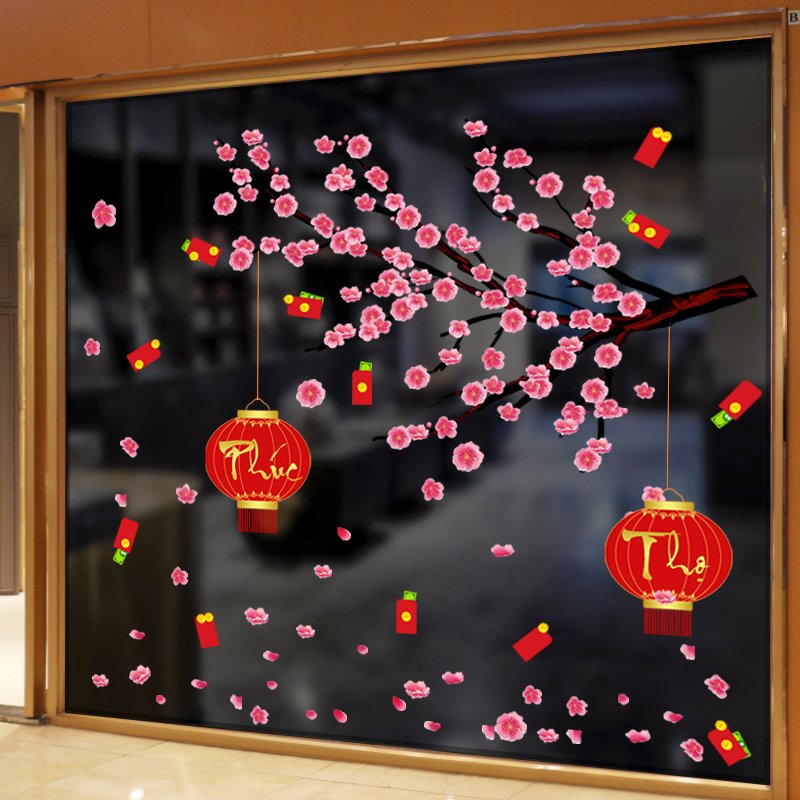 CÀNH ĐÀO HỒNG TẾT 1
