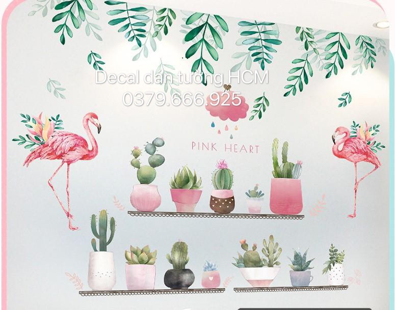 COMBO ĐÔI HỒNG HẠC GIÀN LÁ 3 KỆ CHẬU 6 