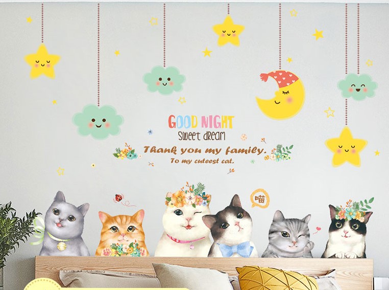 COMBO DÂY TREO TRĂNG SAO 1 MÈO TINH NGHỊCH 2 